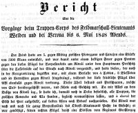 Bericht 6 Mai 1848 I